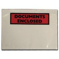 Documents Enclosed Self-Adhesive A6 Document Envelopes Pack of 100