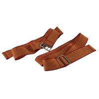 Document Strap With 3-Pronged Buckle 900mm Red and Gold Pack of 6