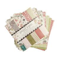 Dovecraft Sweet Paris Designer Paper 6 x 6in 150gsm Assorted Designs 72 Sheets