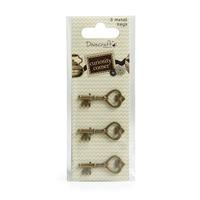 dovecraft curiosity corner metal keys 3pk