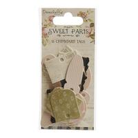 Dovecraft Sweet Paris Chipboard Tags 16pk