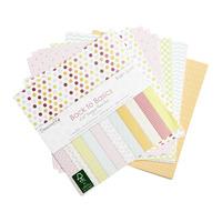Dovecraft Back to Basics Bright Spark Designer Paper 6 x 6in 150gsm Assorted Designs 72 Sheets