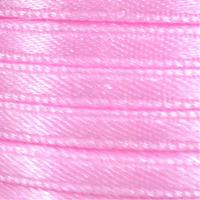 Double Satin Ribbon 3mm x 100m - Baby Pink