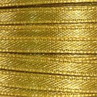 Double Satin Ribbon 3mm x 100m - Gold