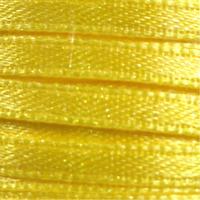 double satin ribbon 6mm x 50m yellow