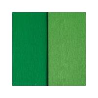 Doublette Crepe Paper 250 x 1245mm - Emerald/Dark Green