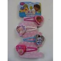 Doc Mcstuffins Pack Of 4 Snap Clips With Motif