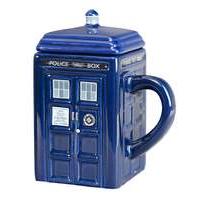 Doctor Who Tardis Ceramic Mug With Lid