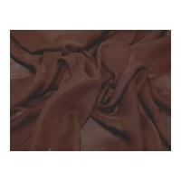 Double Georgette Dress Fabric Brown