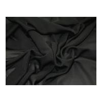 Double Georgette Dress Fabric Black