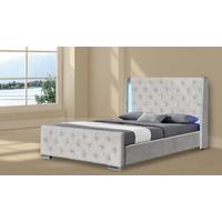 Double Dorchester LED Grey Bed