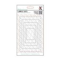 DoCrafts XCut Nesting Dies Scalloped Rectangles Large