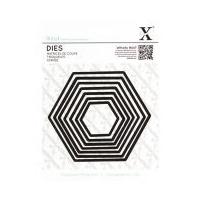 DoCrafts XCut Nesting Dies Set Hexagons