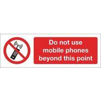 do not use mobile phones self adhesive vinyl 400 x 600