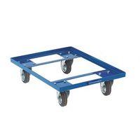 DOLLY - CONTAINER-100mm RUBBER TYRED CASTER INT.LGTH 600mm