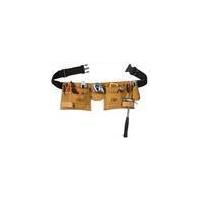 Double tool belt, with 2 pockets, suede