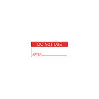 Do Not Use Warning Labels, Red On Nylon Cloth 38 x 15mm, Pack Of 140