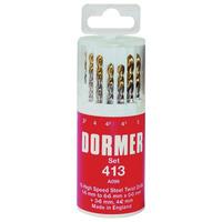 Dormer A094419 HSS Drill Set Plastic Case A096 No.419 19 Piece