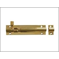 Door Bolt - Brass 100mm (4in)