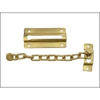 Door Chain - Brass Finish Plated 80mm