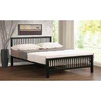 Double Meridian Black Metal Bed Frame - Clearance
