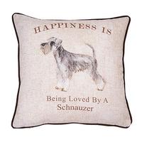 Dog Breed Cushion, Linen Blend