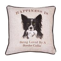 Dog Breed Cushion, Linen Blend