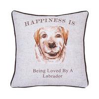 Dog Breed Cushion, Linen Blend