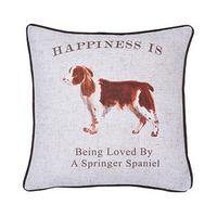 Dog Breed Cushion, Linen Blend