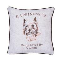 Dog Breed Cushion, Linen Blend