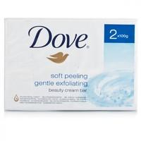 Dove Soft Peeling Gentle Exfoliating Beauty Cream Bar Twin Pack