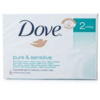 Dove Pure & Sensitive Beauty Cream Bar Twin Pack