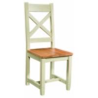 dorchester painted crossback dining chair pair