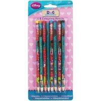 Doc Mcstuffins 8 Pack Colouring Pencils
