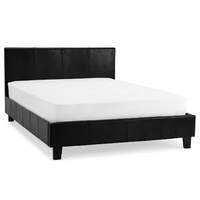 Dorset Deluxe Leather Bedstead Kingsize Black