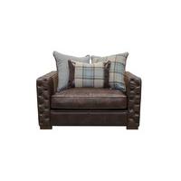 Downton Leather Chair - Snuggler