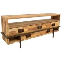 Doors Reclaimed Wooden and Metal TV Unit