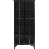 Downtown Black Iron Cabinet - H 137cm