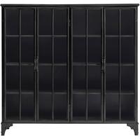 Downtown Black Iron Cabinet - H 114cm