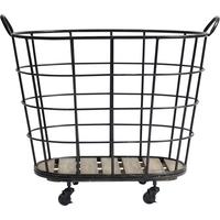 Downtown Black Iron Basket