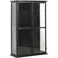 Downtown Black Iron Tall Wall Cabinet