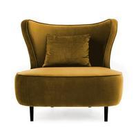 Douglas Love Seat, Mustard