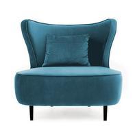 Douglas Love Seat, Sky Blue