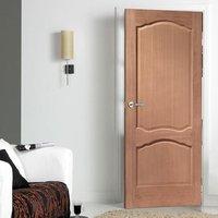 Door Set Kit, Louis 2 Panelled Mahogany Door