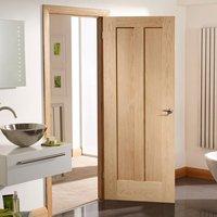 door set kit novara oak 2 panelled door