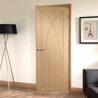 Door Set Kit, Pesaro Oak Flush Door