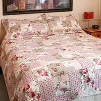 Double Rose Quilt Set