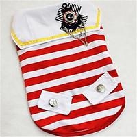 dog vest dog clothes springfall stripe casualdaily