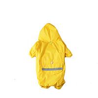 Dog Rain Coat Red / Yellow Winter / Summer / Spring/Fall Color Block / Solid Waterproof Dog Clothes / Dog Clothing-Other
