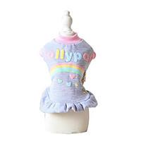 Dog Dress Dog Clothes Cute Fashion Casual/Daily Hearts Gray